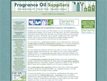 Tablet Screenshot of fragranceoilsuppliers.com